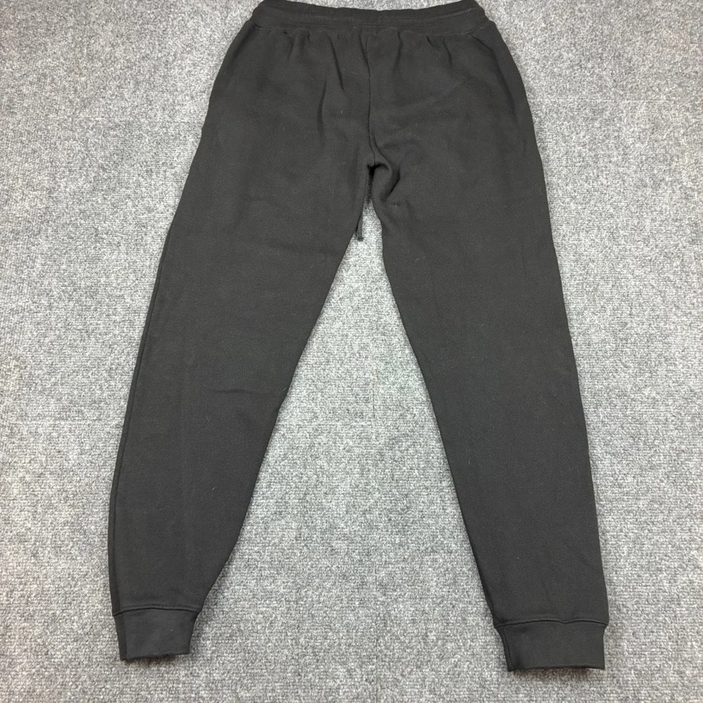 Badger Sport Womens Black Jogger Sweatpants Fleece Lined Drawstring Size Medium